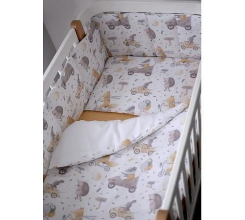 cumpără Protecție laterală pentru pătuț Veres 154.01.14 бампер на 3 стороны зверята на гонках în Chișinău 