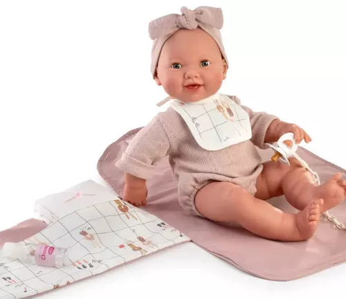 купить Кукла Antonio Juan 50166 AJ Papusa-bebelus Mia Pipi cu set pentru infasat 42cm в Кишинёве 