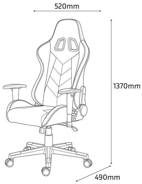 cumpără Fotoliu de birou Fabrik Home Game Black, Зеленый în Chișinău 