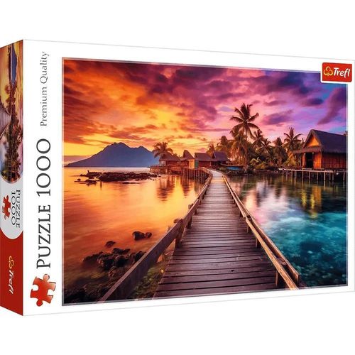 купить Пазл Trefl 10928 Puzzle 1000. Insula de paradis в Кишинёве 