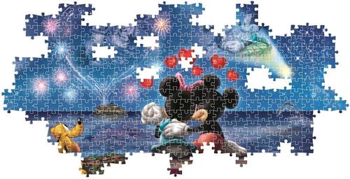 cumpără Puzzle Clementoni 1000 Panorama Mickey and Minnie (39503) în Chișinău 