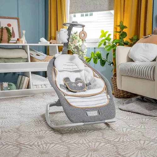 купить Детское кресло-качалка Bright Starts 10986 Balansoar 2 in 1 Ingenuity Bella Teddy в Кишинёве 