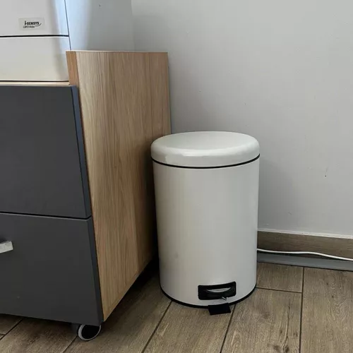 купить Урна для мусора Hydro S ELITE, cu pedala, alb, 12L, 0430059 в Кишинёве 