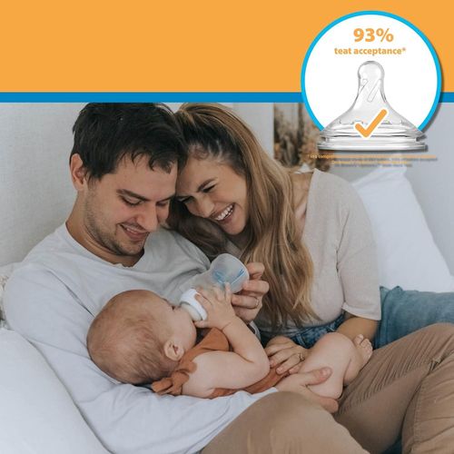 cumpără Cană cu pai Dr. Brown's 072239317099 Set 2 biberoane din sticla cu gat larg Options+, 150ml în Chișinău 