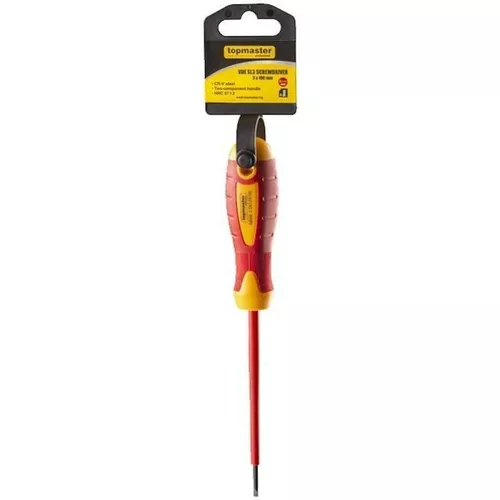 купить Отвёртка Topmaster 220130 Плоская отвертка 05 x 3 x 100 мм/1000 В в Кишинёве 