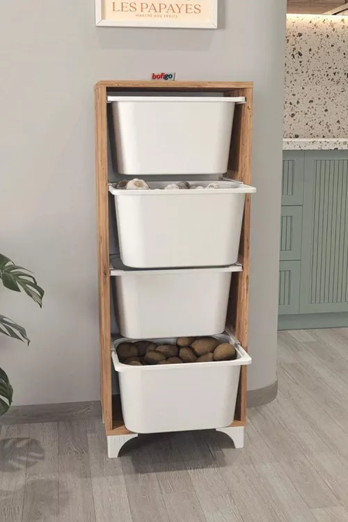 cumpără Etajeră Bofigo Стеллаж для хранения игрушек 12-04-02 Pine/White în Chișinău 