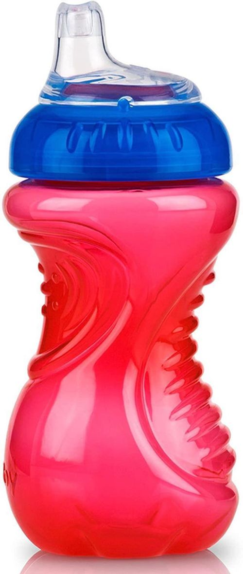 cumpără Cană cu pai Nuby ID9648/NV0406014 Поильник-непроливайка с мягким носиком (9м+) 300 мл. în Chișinău 