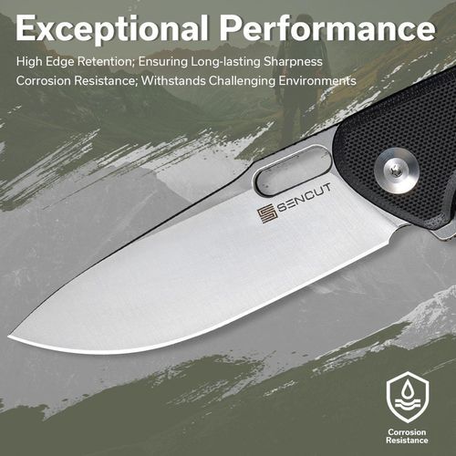 купить Нож походный Sencut S20065-1 Vesperon, G10, Liner Lock в Кишинёве 