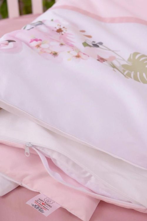 cumpără Lenjerie de pat pentru copii Veres 154.7.01 Сменная постель Flamingo Pink (3ед.) în Chișinău 