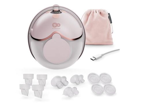 cumpără Pompă pentru sân KinderKraft KEMAFLDOPNK0000 Hands Free MamaFlow Double Pink în Chișinău 