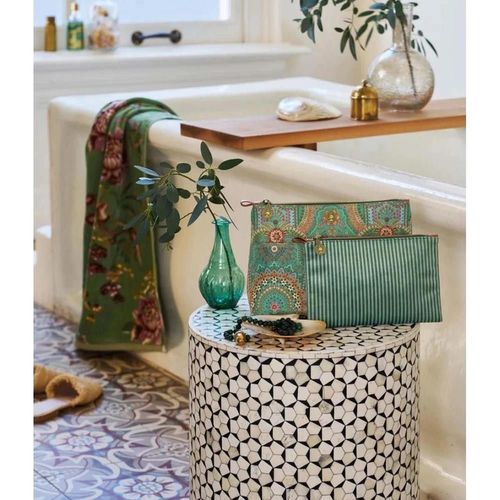 купить Несессер/косметичка Pip Studio 51.274.301 Caryn Cosmetic Bags Combi Jabali Green 26x7.5x18cm/22x1x13cm в Кишинёве 