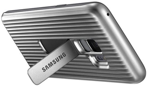 cumpără Husă pentru smartphone Samsung EF-RG960, Galaxy S9, Protective Standing Cover, Silver în Chișinău 