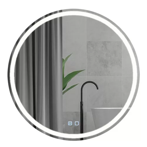купить Зеркало для ванной Bayro Gama круглое 700x700 LED touch c подогревом в Кишинёве 