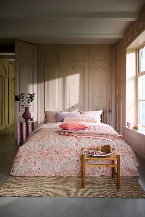 cumpără Pernă Pip Studio 332425 Moon Flower Roll Cushion 22x70 Light Pink în Chișinău 