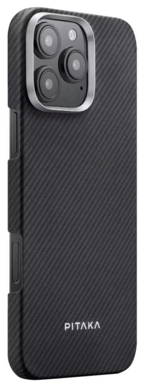 купить Чехол для смартфона Pitaka Ultra-Slim Case for iPhone 16 Pro Black/Grey (KI1601PA) в Кишинёве 