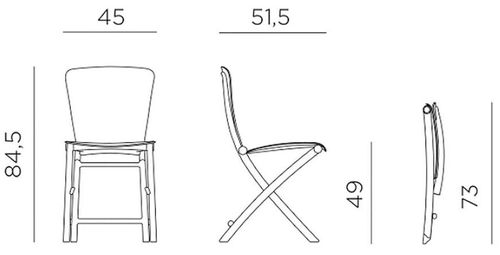 cumpără Scaun Nardi ZAC CLASSIC BIANCO 40324.00.000 în Chișinău 