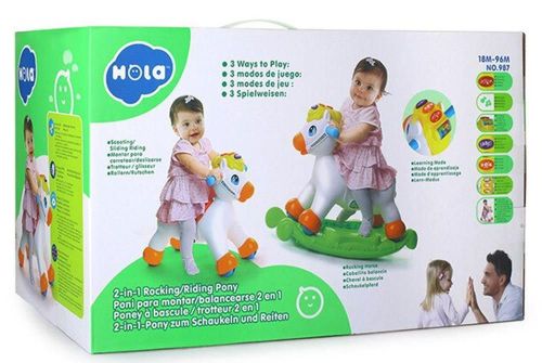 cumpără Leagăn pentru bebeluși Hola Toys 987 Лошадка качалка în Chișinău 