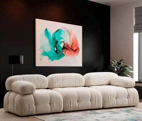 купить Пуф Trendy Tuffet Bubble Pouffe-Crema Bouclette (GTR002866) в Кишинёве 
