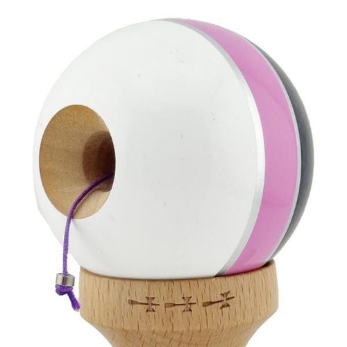 купить Активная игра Essa 164319 Kendama Royal Spike X Original, 7x6x18cm, negru-roz-alb в Кишинёве 