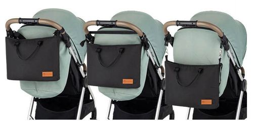 купить Сумка для мам Petite&Mars 505900 Bag Universal Black в Кишинёве 