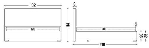cumpără Pat my-STYLE my-Lani 120x200 (P54D12M14) în Chișinău 
