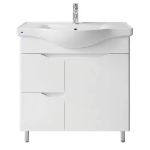 купить Шкаф под умывальник Mashtab 11746 Print cu 2 sertare+usa 80cm Alb в Кишинёве 
