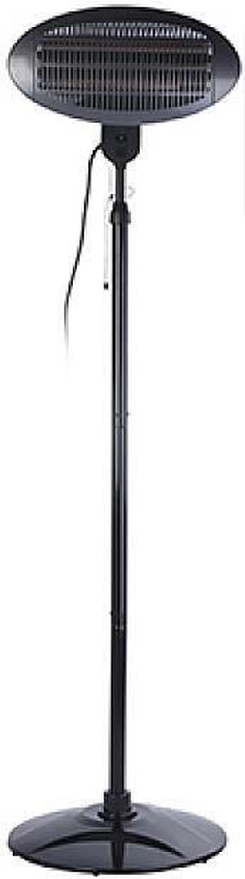 cumpără Încălzitor infraroșu Promstore 55305 Incalzitor de terasa Excellent electrics, 180-210cm, model de podea, Ipx34, negra în Chișinău 