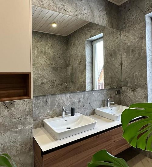 купить Зеркало для ванной Orka Roma AL 1200x800 antiaburire negru XXXX в Кишинёве 