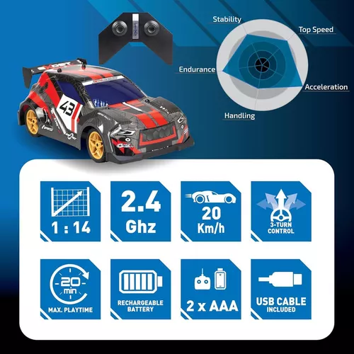 купить Радиоуправляемая игрушка Silverlit 20689 Exost R/C Rally XTR в Кишинёве 