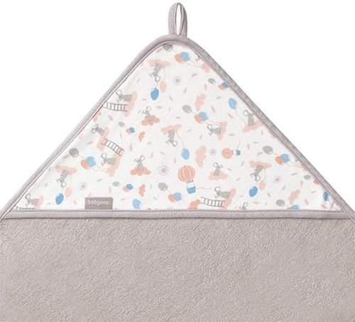 купить Аксессуар для купания BabyOno 1552/03 Prosop cu gluga de baie Terry maro 100x100 в Кишинёве 