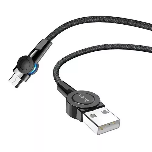 купить Кабель для моб. устройства Hoco S8MGNMCBK USB to Micro USB S8 Magnetic 2.4A 1.2m, Black в Кишинёве 