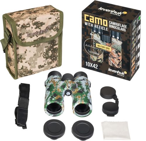 купить Бинокль Levenhuk Camo Dots 10x42 Binoculars with Reticle в Кишинёве 