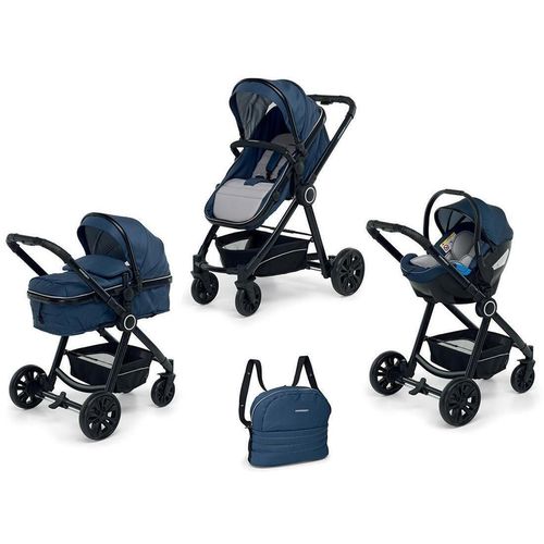 купить Детская коляска Foppapedretti 3in1 Bikini Plus albastru в Кишинёве 