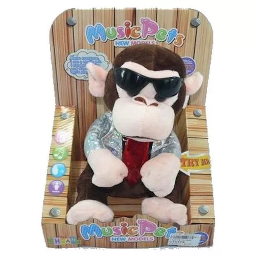 cumpără Jucărie de pluș Richi R21A / 3 (87783) maimuta B/O (48K)(GP) în Chișinău 