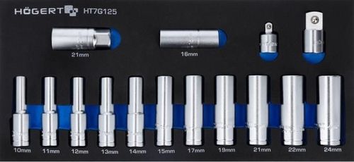 cumpără Sistem de depozitare a instrumentelor Hoegert HT7G058 Carucior de scule cu 7 sertare, 252 de scule în Chișinău 