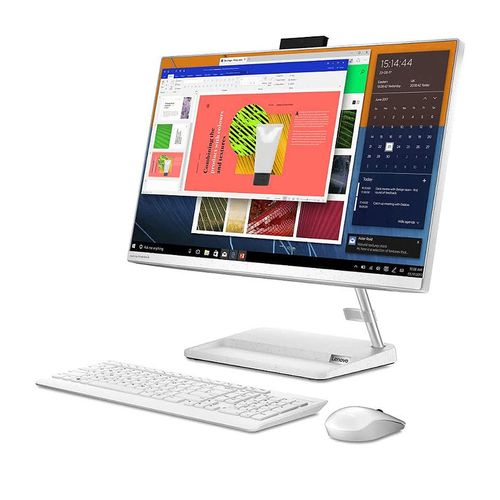 купить Компьютер моноблок 27 Lenovo IdeaCentre AIO 3 27ITL6 White, Intel Core i5-1135G7 2.4-4.2GHz/16GB DDR4/SSD 512GB/Intel Iris Xe Graphics/Webcam HD/Speakers 2x3W/WiFi 802.11AX+BT 5.0/Gigabit LAN/27 FHD IPS (1920x1080)/Wireless Keyboard&Mouse/No OS / F0FW00KSRK в Кишинёве 