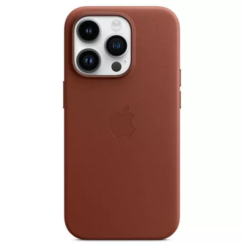 купить Чехол для смартфона Apple iPhone 14 Pro Leather Case with MagSafe, Umber MPPK3 в Кишинёве 