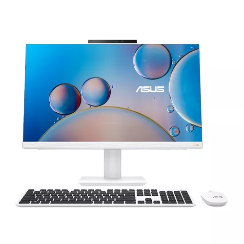 купить Компьютер моноблок 23.8 ASUS AIO A5402 White, Intel Core i5-1340P 3.4-4.6GHz/16GB DDR4/SSD 512GB/Intel Iris Xe Graphics/Webcam 720p HD/Speakers & Microphone/WiFi 6E 802.11ax+BT/Gigabit LAN/23.8 FHD IPS (1920x1080)/Wireless Keyboard&Mouse/No OS A5402WVAK-WA0230 XMAS в Кишинёве 