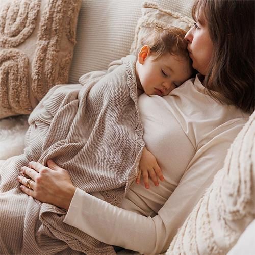 cumpără Lenjerie de pat pentru copii BabyOno 1674/03 Плед 100%Bamboo Бежевый în Chișinău 