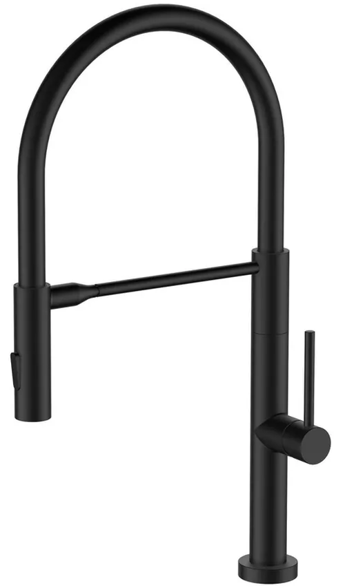 купить Смеситель кухонный SanDonna Silvia Negru (VOR82765) в Кишинёве 