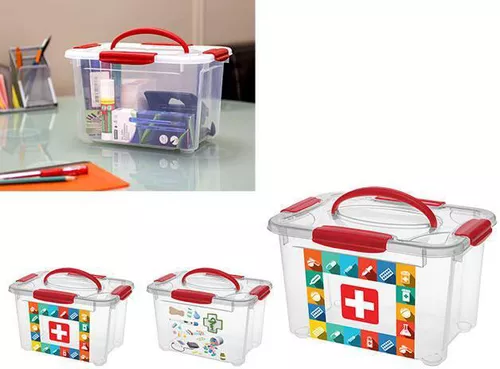 cumpără Cutie depozitare Бытпласт 45737 Econova Аптечка 5.5l, 28x20x17cm în Chișinău 