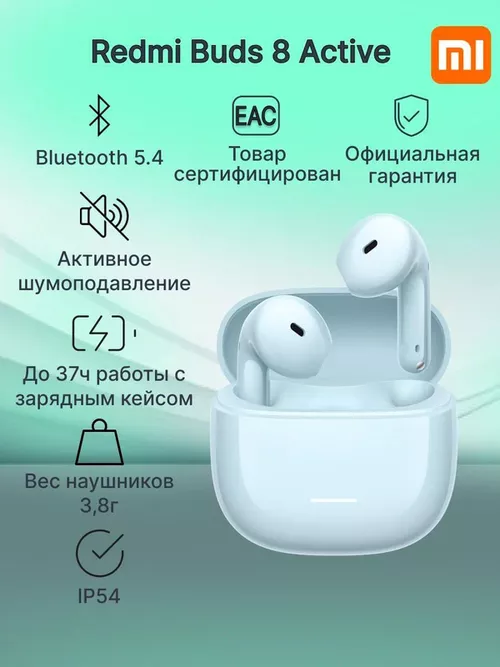 cumpără Căști fără fir Xiaomi Redmi Buds 8 Active Blue în Chișinău 