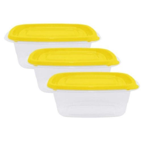 купить Контейнер для хранения пищи Aleana 169026 Set Omega dreptunghiular 3buc 0,7l в Кишинёве 