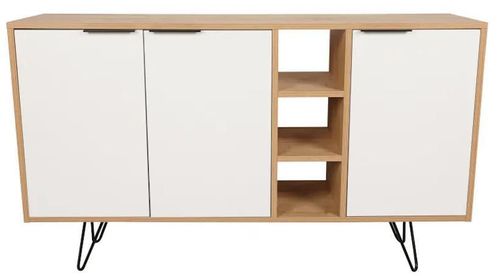 cumpără Casetieră Trendy Clara, Stejar, Alb 142x83x35cm în Chișinău 