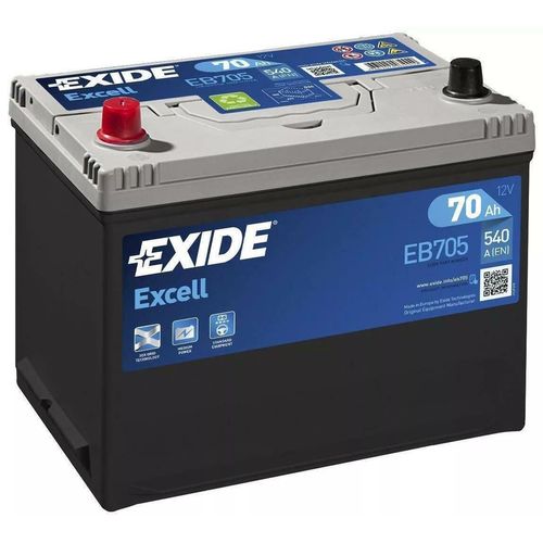 cumpără Acumulator auto Exide EXCELL 12V 70Ah 540EN 270x173x222 +/- (EB705) în Chișinău 