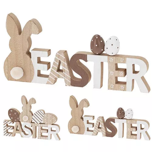 cumpără Decor Promstore 54832 Easter 29x13cm/24x17cm, din lemn în Chișinău 