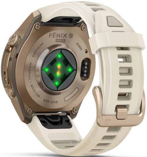 cumpără Ceas inteligent Garmin Fenix 9 Pro 43mm, GoldTi w/Crm/FrGry band (010-04335-26) în Chișinău 