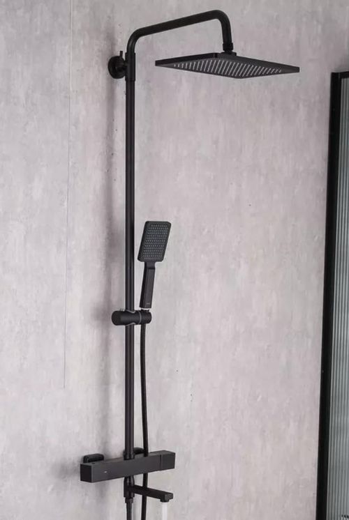 купить Душевая панель Frap F 24007-6 NEGRU cu bara dus Alama в Кишинёве 