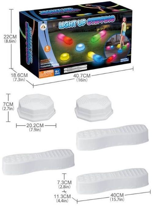 cumpără Joc activ inSPORTline 1801 Pietre de treapta luminoase LS05, 5buc, IN31274 în Chișinău 