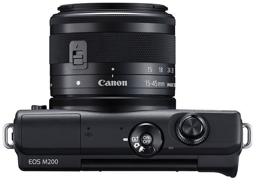 купить Фотоаппарат беззеркальный Canon EOS M200 + 15-45 IS STM + 55-200 IS STM Black в Кишинёве 